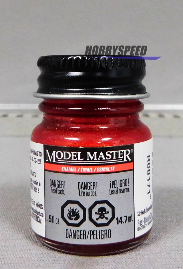 Testors Model Master GLOSS RED Enamel Spray Paint Can 3 oz. 1203  75611120300