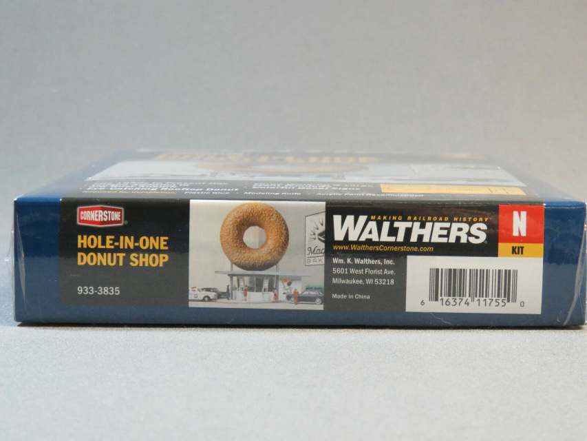 3835 Walthers Cornerstone Hole-in-one Donut Shop N Scale for sale online 