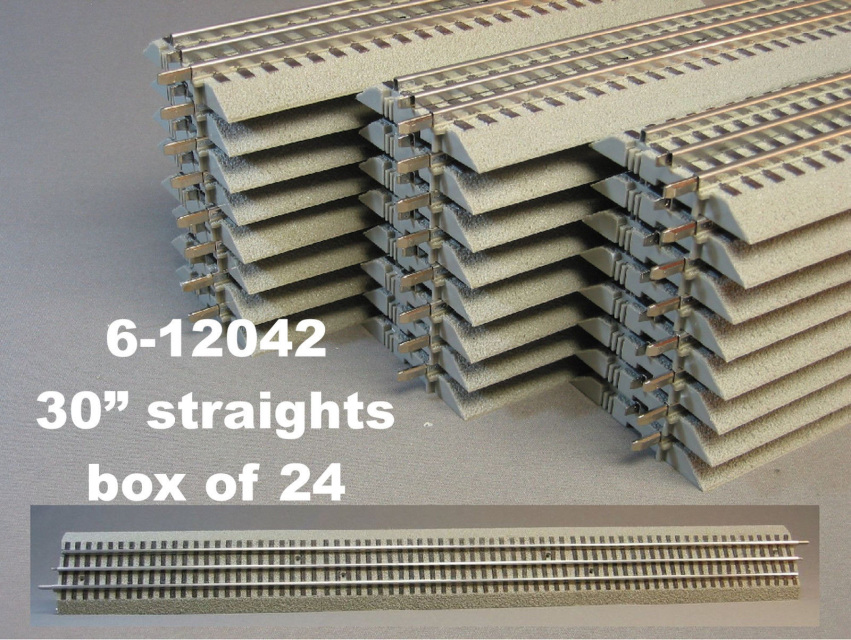 TEN pieces Lionel Fastrack 30" straight track 25 feet NEW 