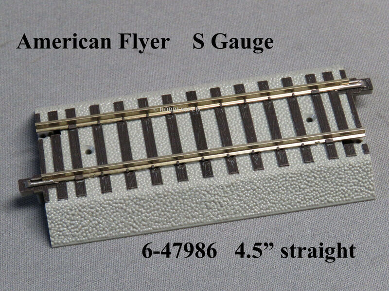 LIONEL AMERICAN FLYER FASTRACK 1.75" STRAIGHT S GAUGE 2 rail track 6-47987 NEW 